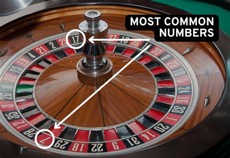 most frequent roulette numbers